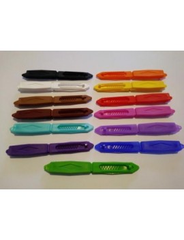 Barrettes/Clip noeuds ou plates par 2 pièces