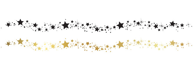 ligne étoikles dorées